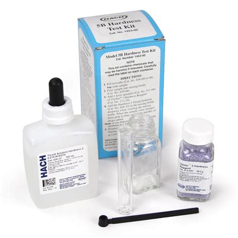 model 5b hardness test kit|hach hardness test procedure.